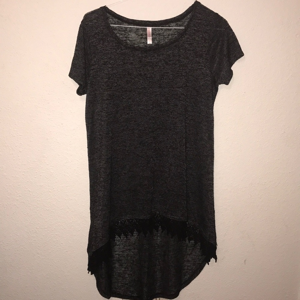Black t-shirt dress